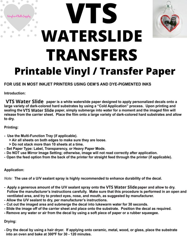 printable vinyl on wood