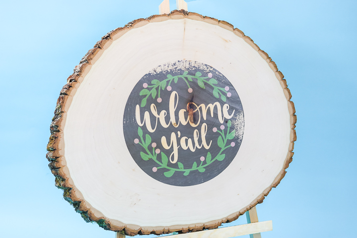 printable vinyl on wood