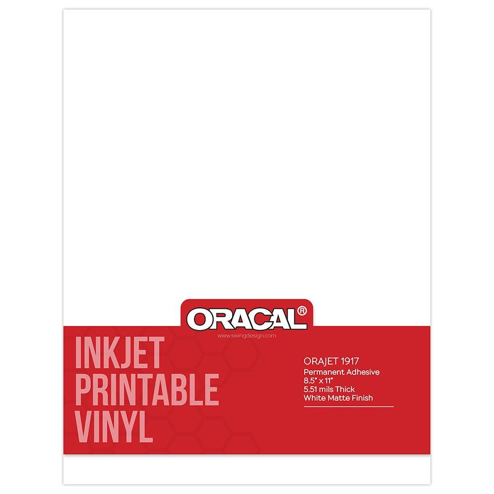 Oracal Inkjet Printable Permanent Adhesive Vinyl - 1917 - Creative ...
