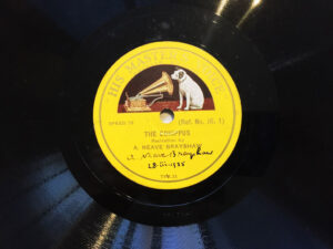 Photography Vinyl records with colorful labels