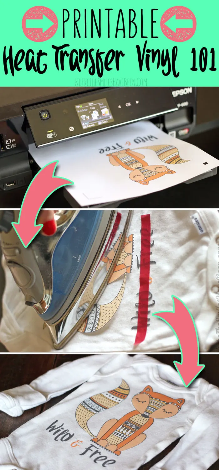Printable Heat Transfer Vinyl 101: Learn About All The Basics!