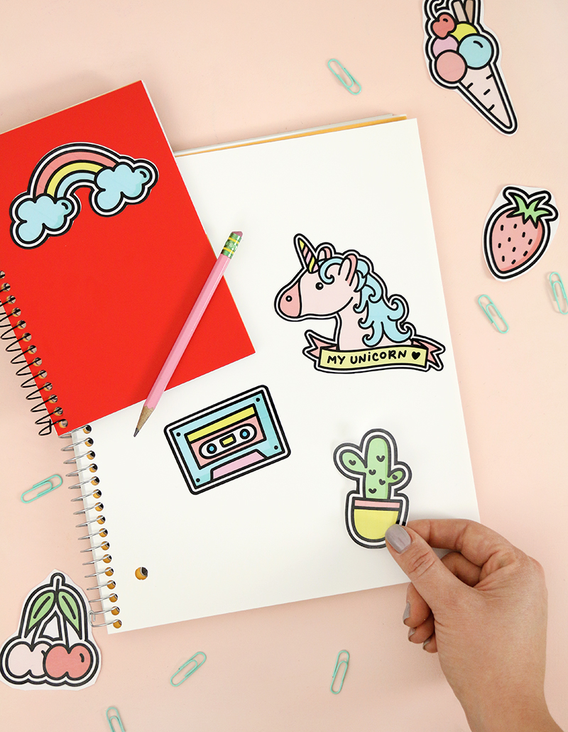How to Work with Printable Vinyl: DIY Vinyl Stickers - Persia Lou