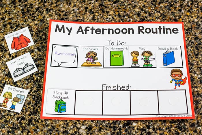 printable visual schedule for classroom free