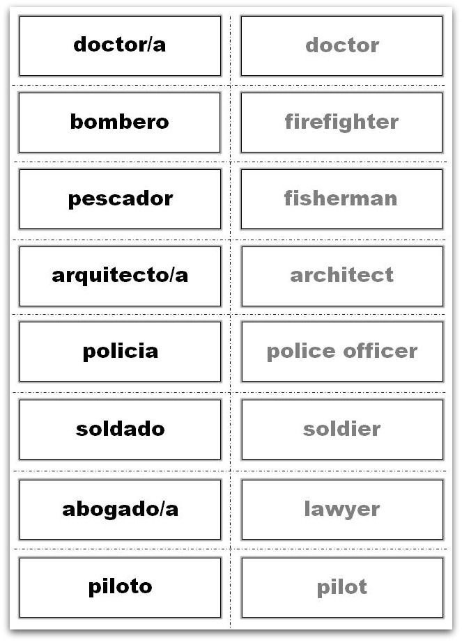 Vocabulary Flash Cards using MS Word