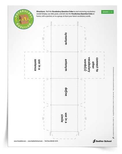 printable vocabulary games for high school