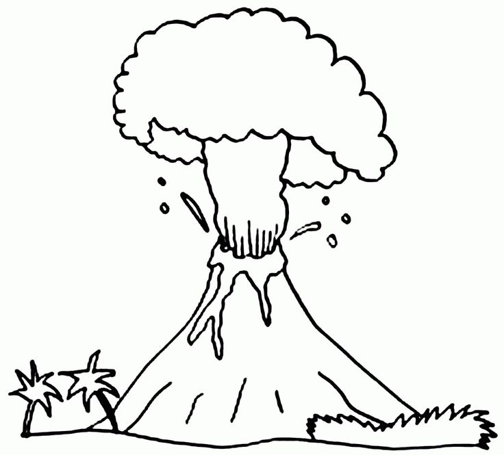Free Volcano Coloring Pages Pdf To Print - Coloringfolder.com