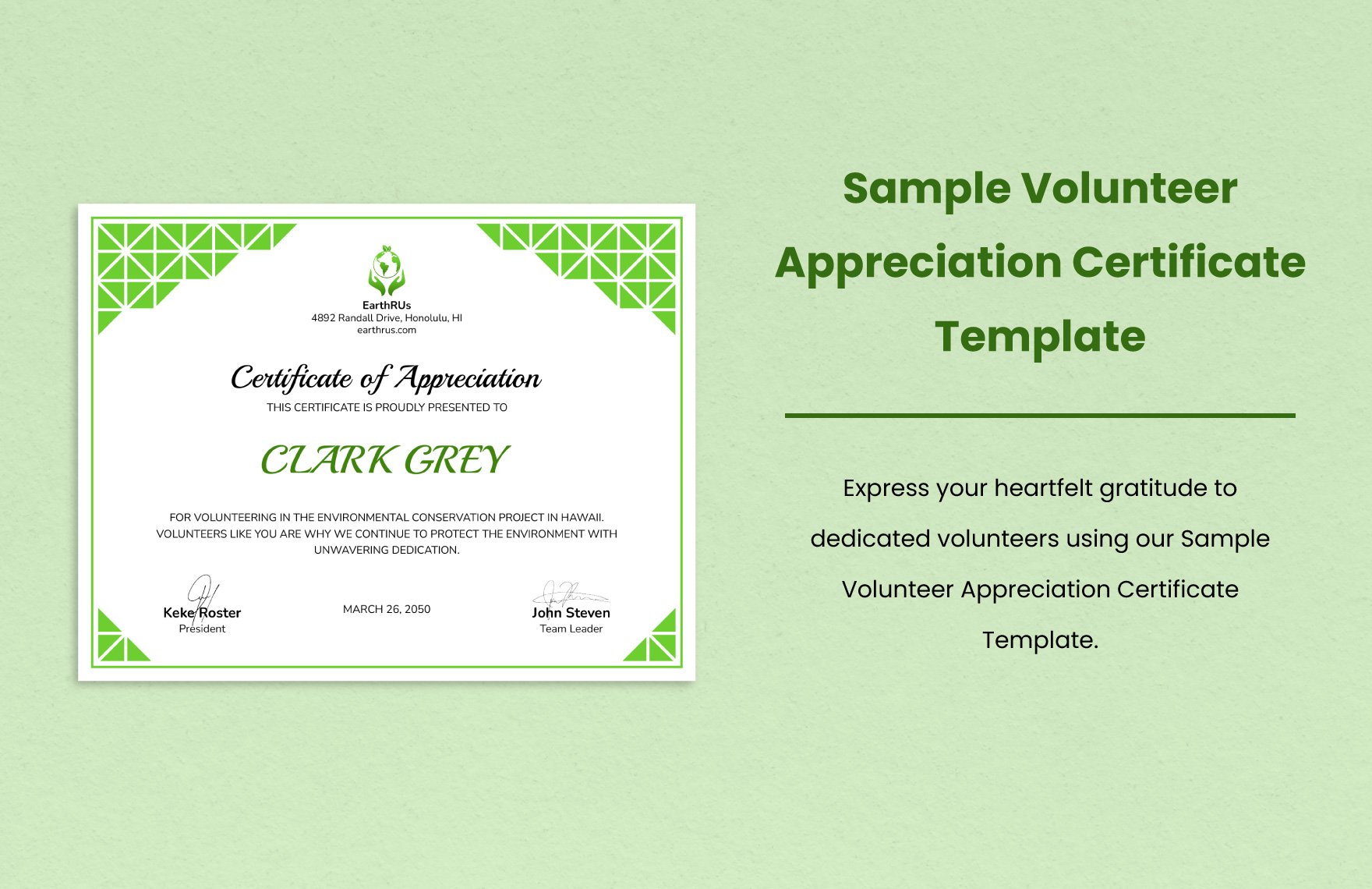 FREE Volunteer Certificate Templates &  Examples - Edit Online ...