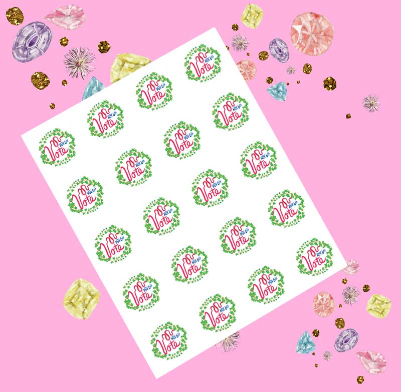 Voting Stickers - Print Voting Stickers Online | UPrinting
