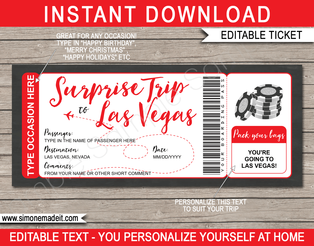 printable vouchers las vegas