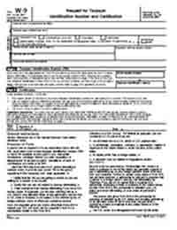 Print a W9 Form