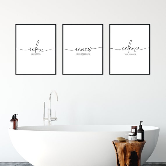 Free Printable Farmhouse Bathroom Wall Art - The Cottage Market