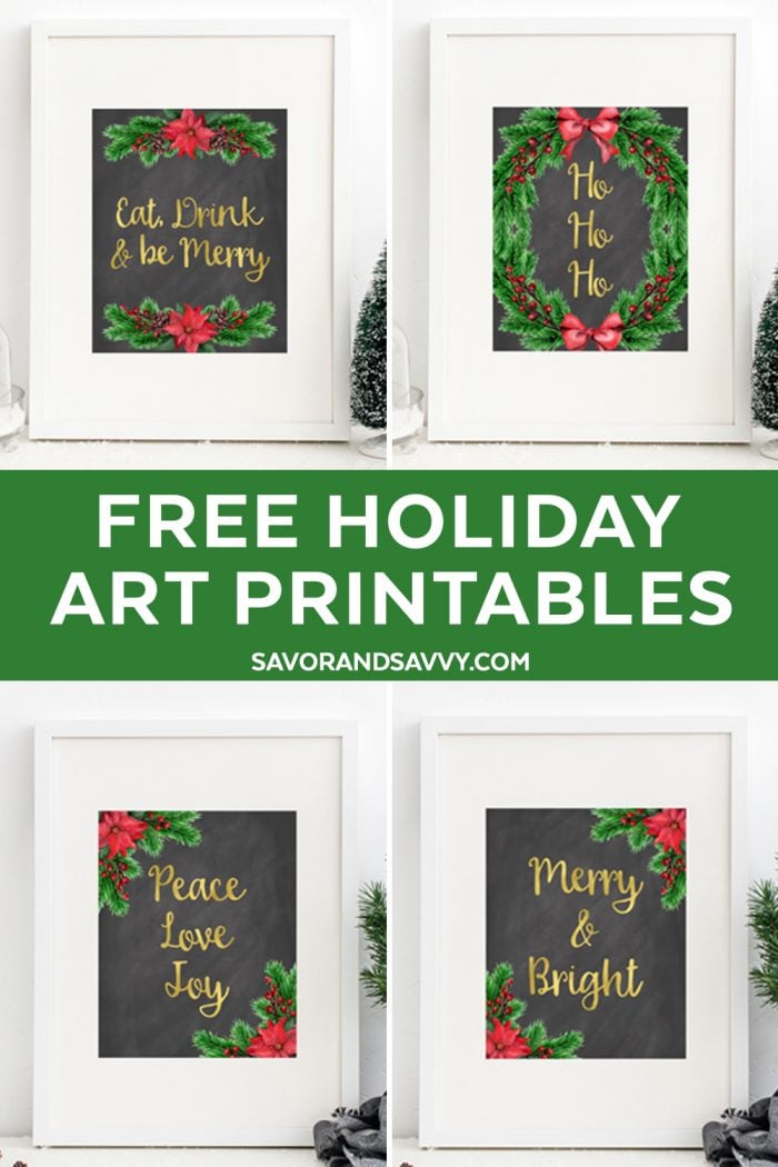 printable wall art christmas