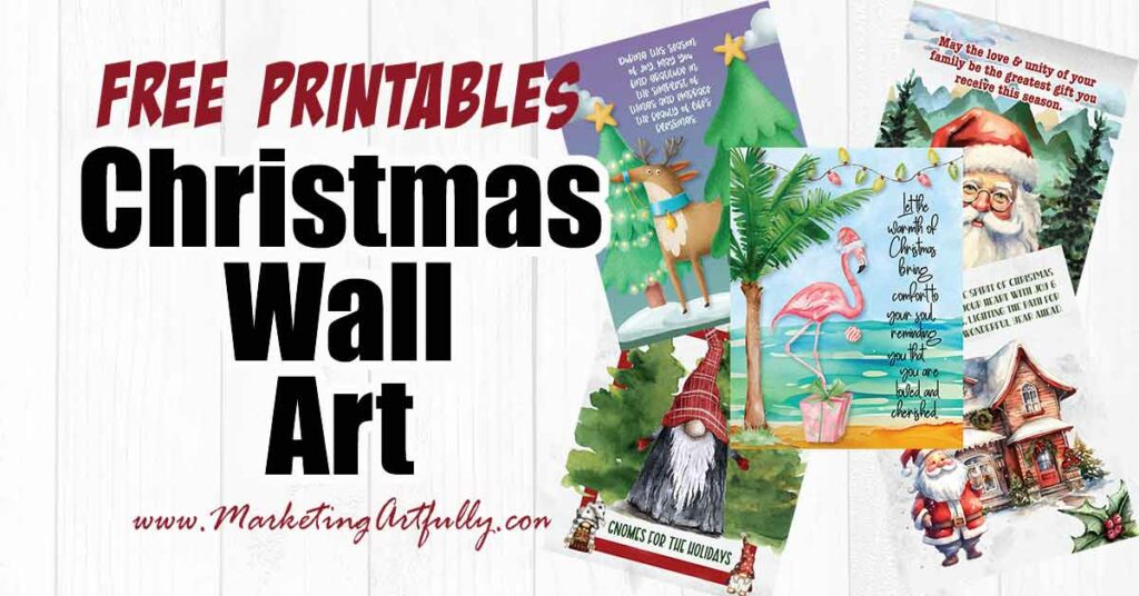 printable wall art christmas