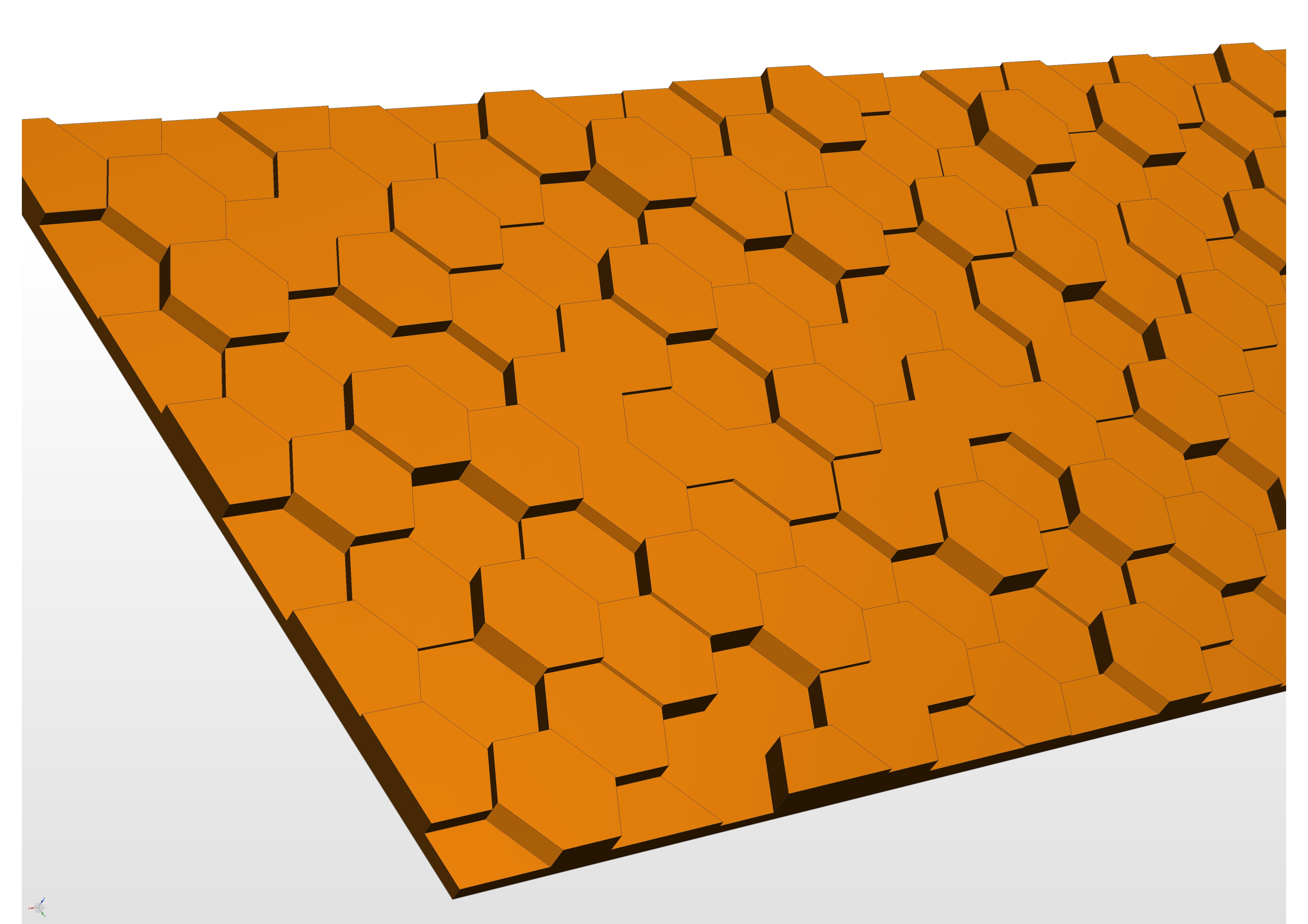 STL-Datei Honeycomb wall decor - stl files 3d wall art ...
