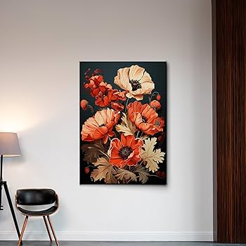 Amazon.com: Birth Month Flower Print, Flower Wall Art, Minimalist ...