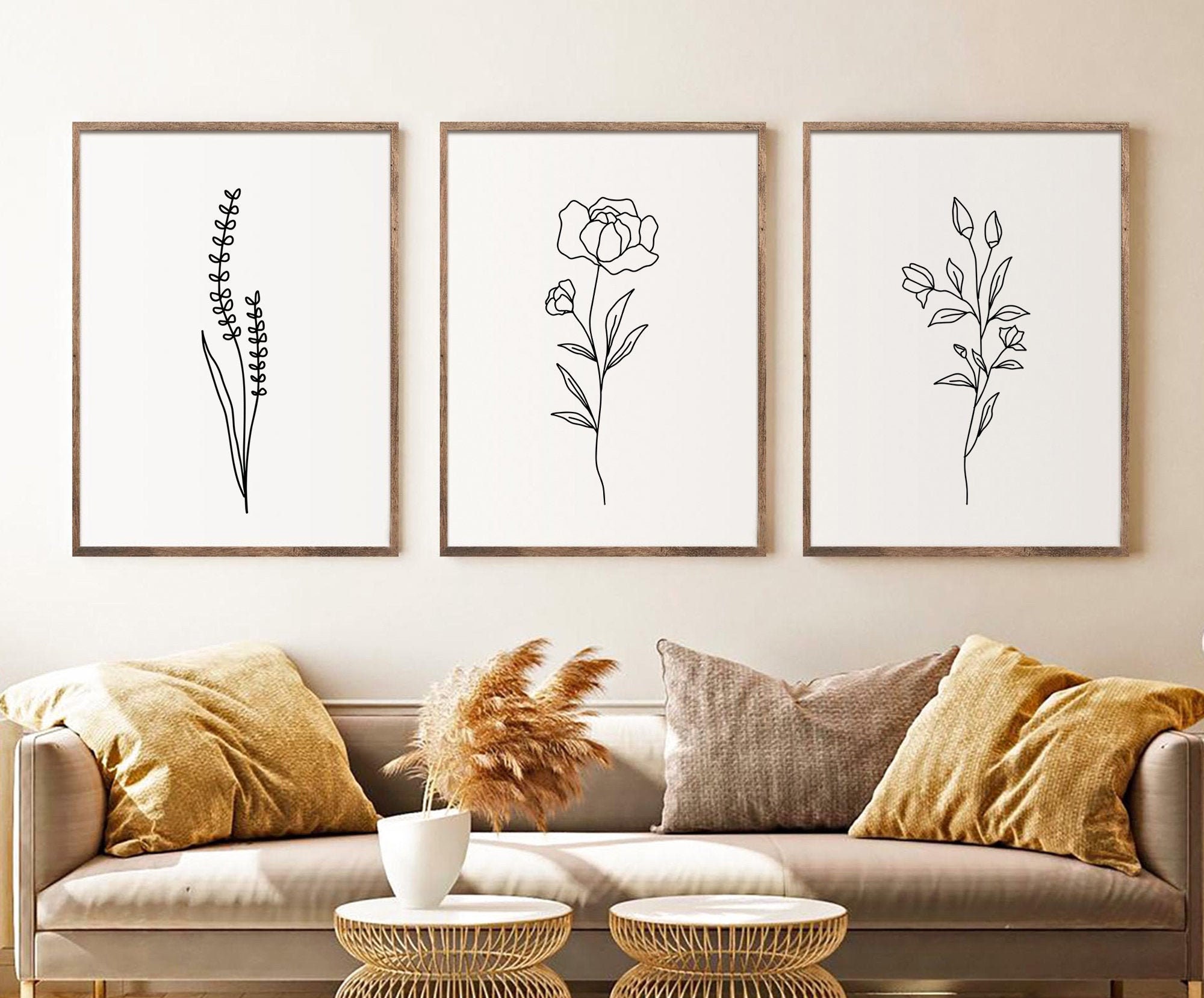 printable wall flowers