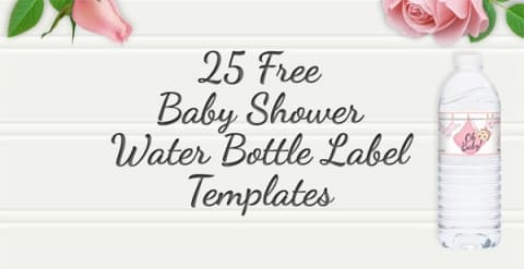 printable water bottle labels free templates
