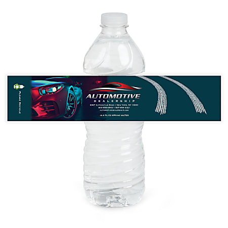 printable water bottle labels office depot