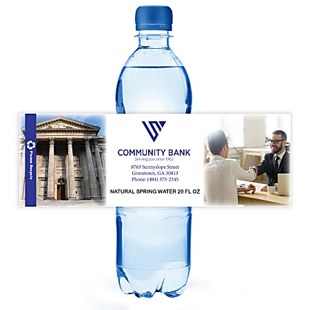 printable water bottle labels office depot
