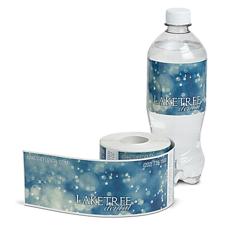 printable water bottle labels office depot