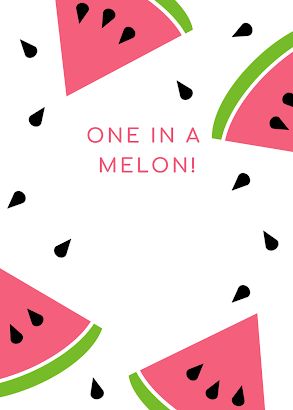 Watermelon Invitations