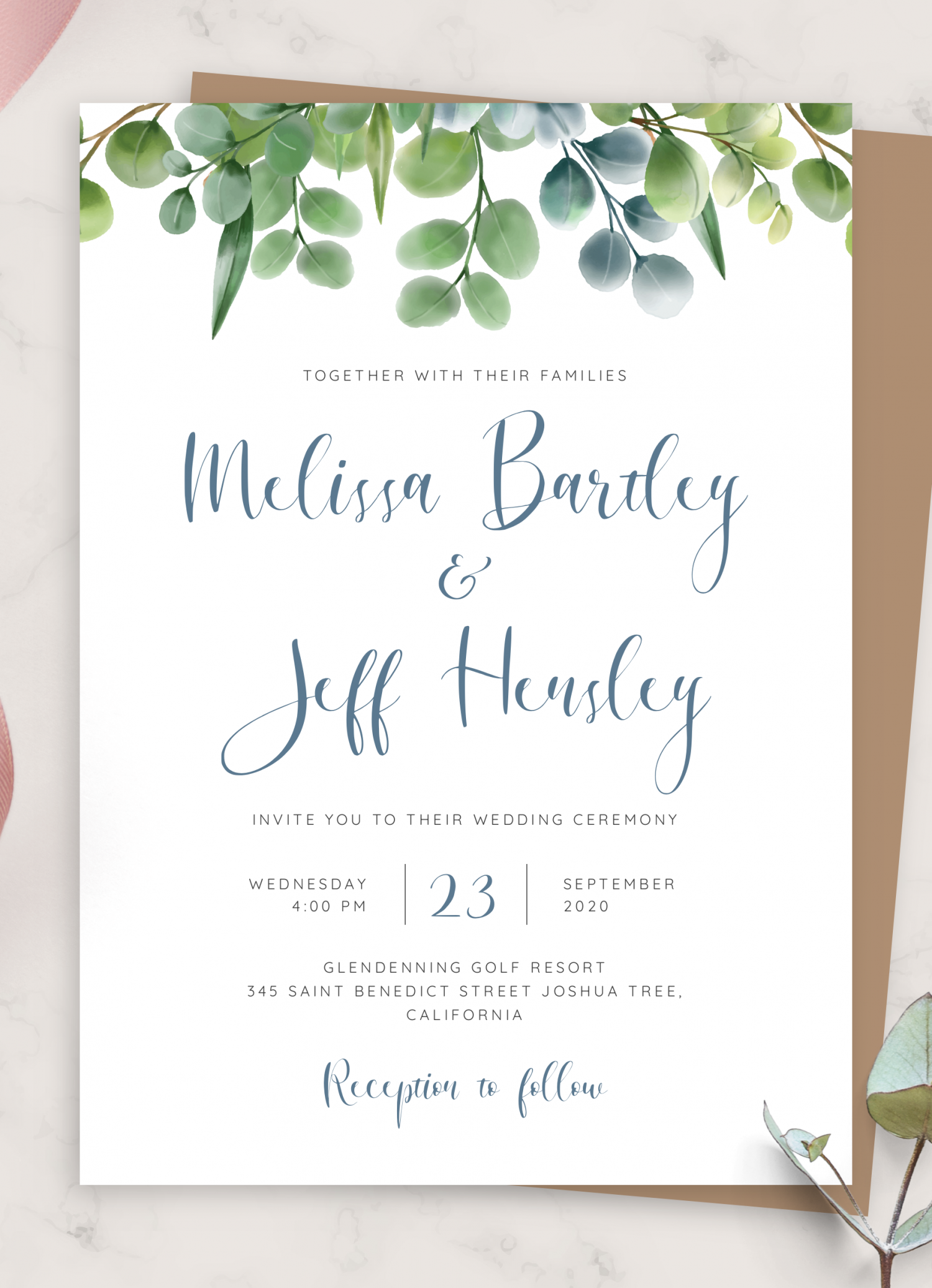 printable wedding invitation downloads