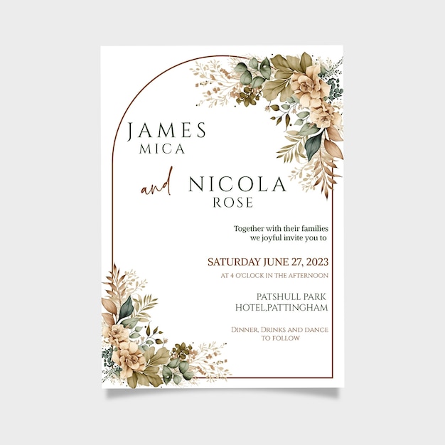 printable wedding invitation downloads