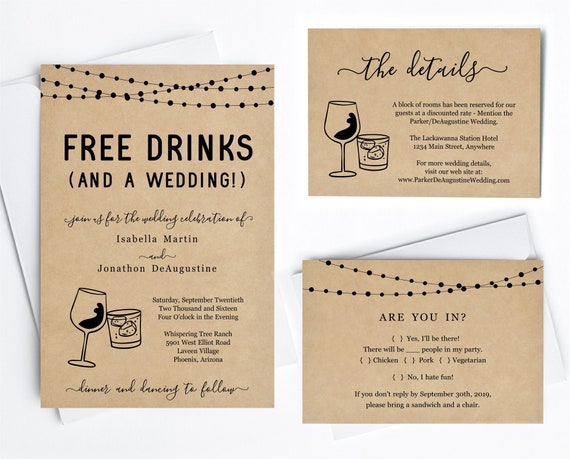 printable wedding invitation templates free download