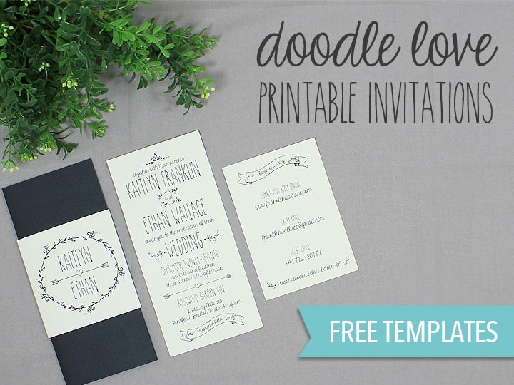 DIY Tutorial: FREE Printable Wedding Invitation Set - Boho ...