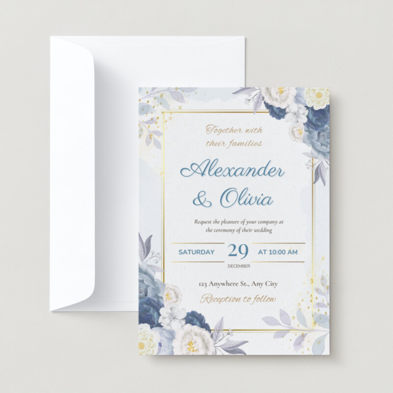 Wedding invitation templates to customize for free 