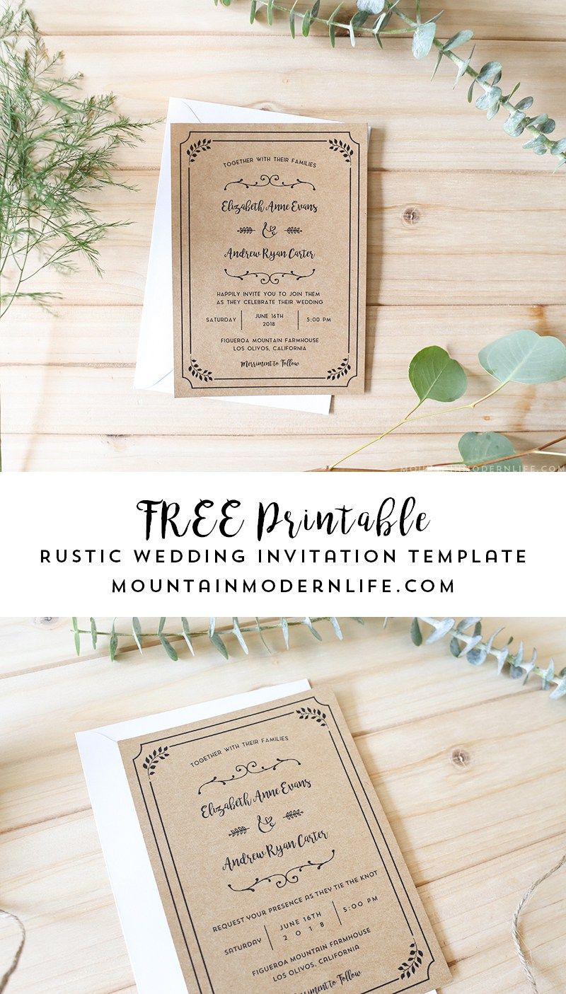 printable wedding invitations online