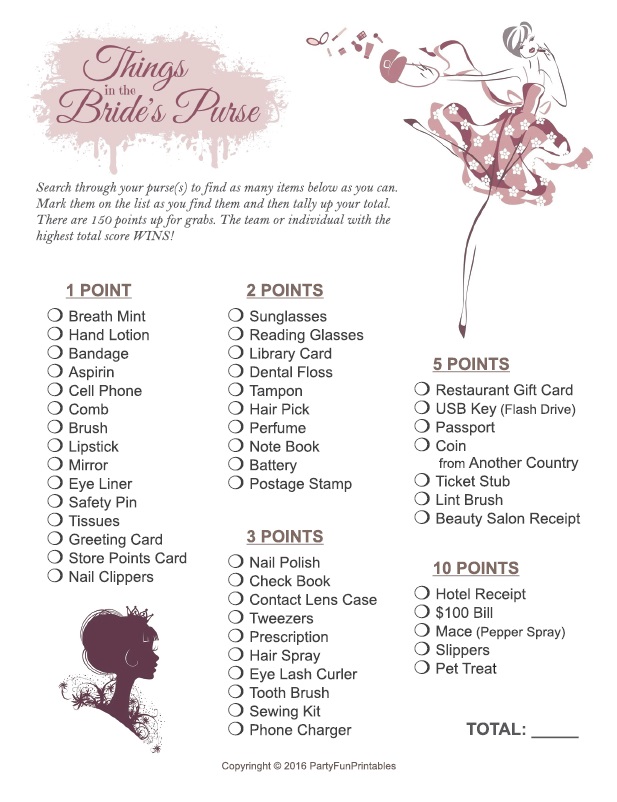 printable wedding photo scavenger hunt