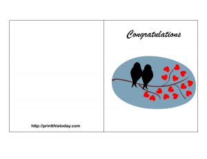 11 Free, Printable Wedding Cards that Say Congrats