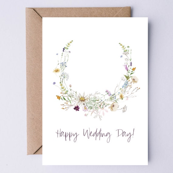 Free custom printable wedding postcard templates 