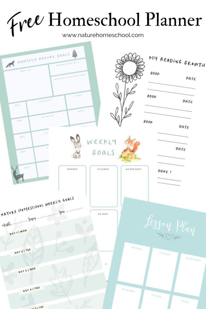 printable weekly homeschool planner