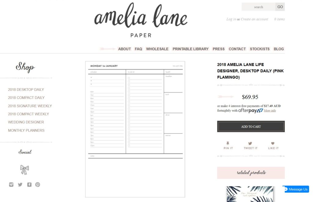 printable weekly planner 2018 australia