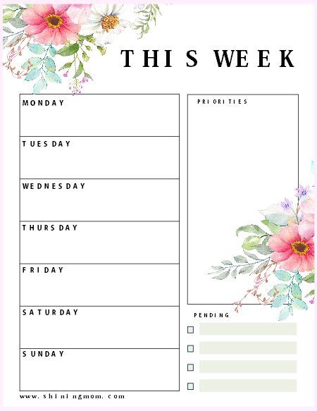 Free Printable Daily Planner: Be More Intentional Each Day!