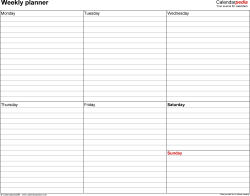 printable weekly planner landscape