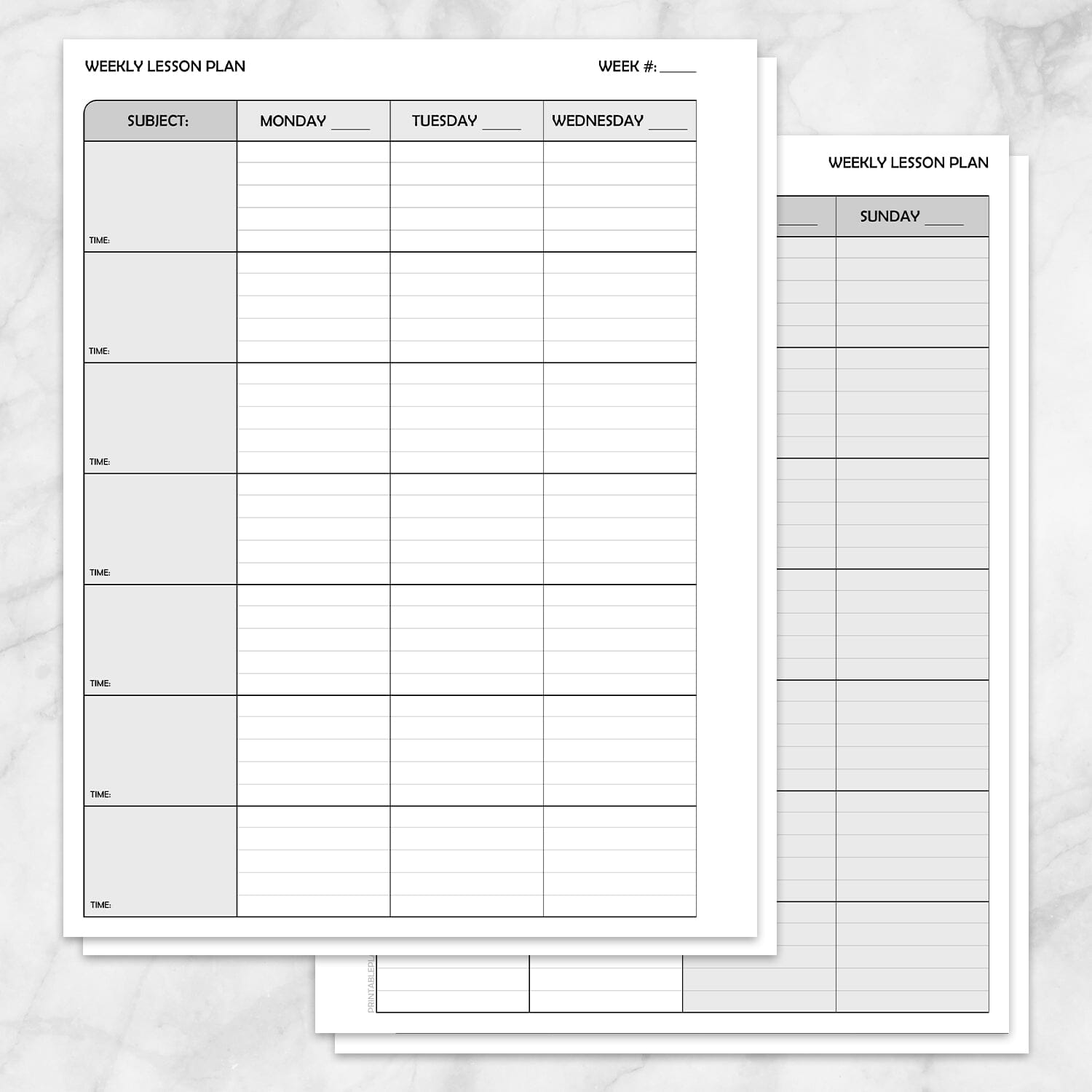Weekly Lesson Plan for Teachers - School Planning Pages ... - Worksheets Library weekly-lesson-plan-for-teachers-school-planning-pages-worksheets-library