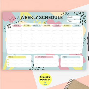 To do list, Weekly planner Printable,Weekly Organizer by MokileArt