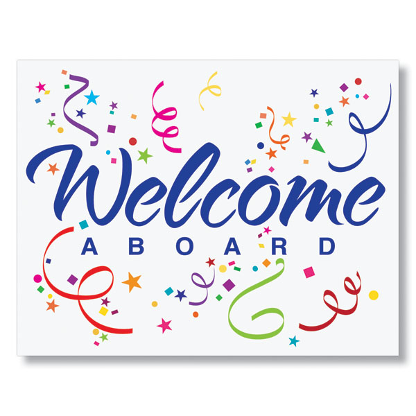 Welcome Confetti Card | HRdirect