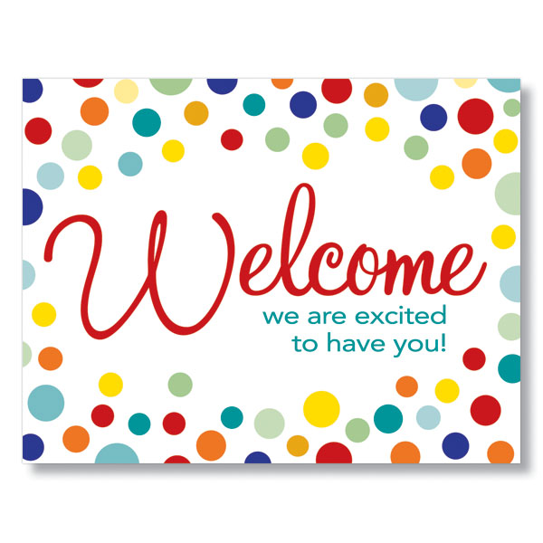 printable welcome cards for new employees