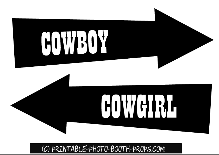 printable western signs