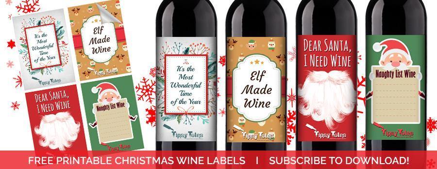 printable wine bottle labels free