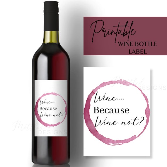 printable wine bottle labels uk
