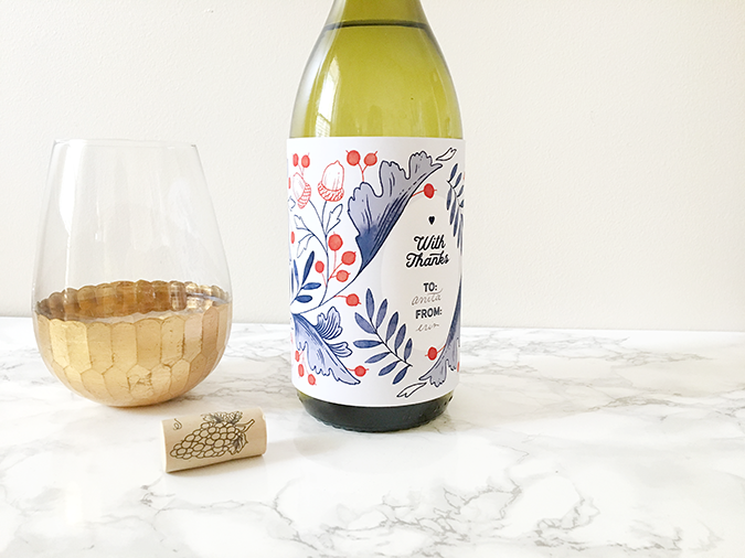 Free Thanksgiving Wine Label Printable - Paper Raven Co.
