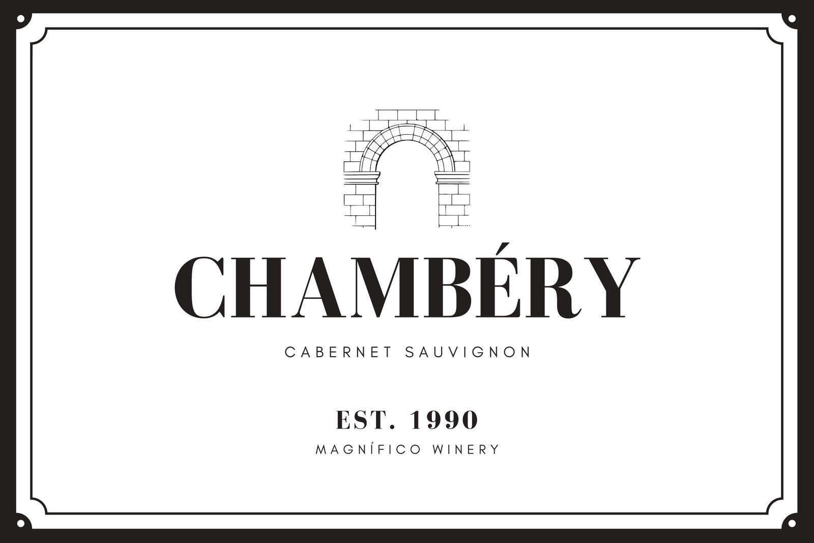 Free printable, customizable wine label templates 