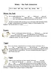 printable winnie the pooh personality test