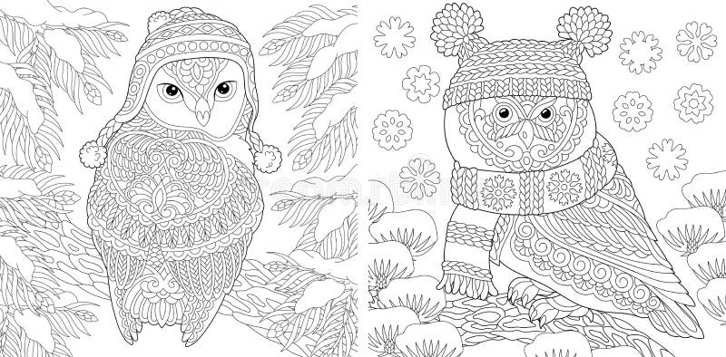 printable winter animal coloring pages