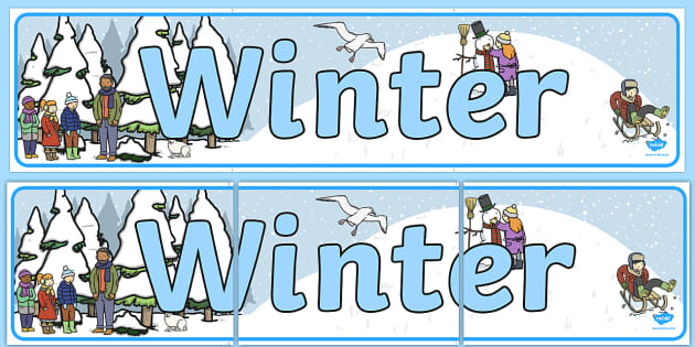 Frozen Winter Wonderland Banner - Magical Printable